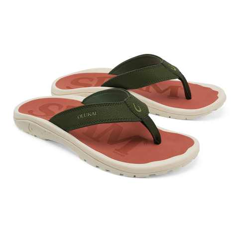 'Ohana  -  Nori / Dark Coral