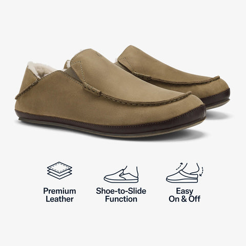 Moloā Slipper  -  Clay / Dk Java