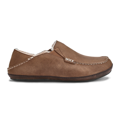 Moloā Slipper - Toffee / Dark Wood