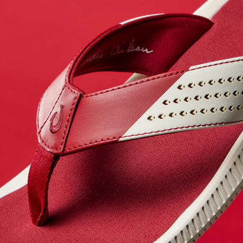 Ulele  -  Off White / Deep Red