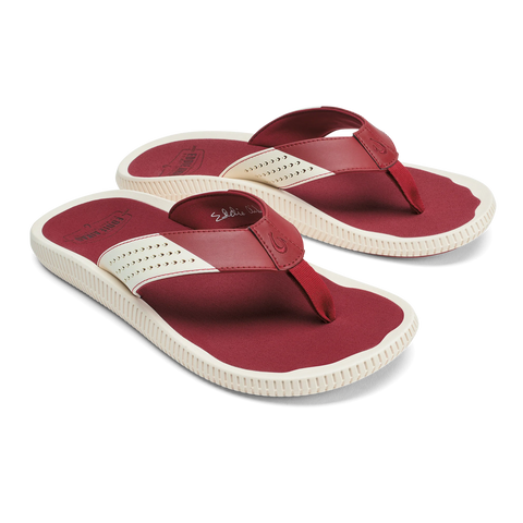 Ulele  -  Off White / Deep Red