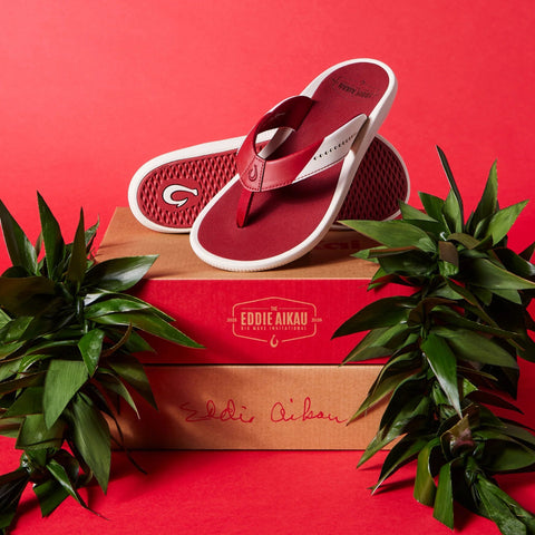 Ulele  -  Off White / Deep Red