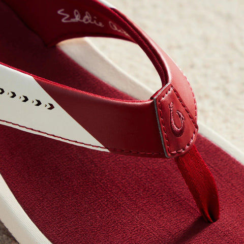 Ulele  -  Off White / Deep Red