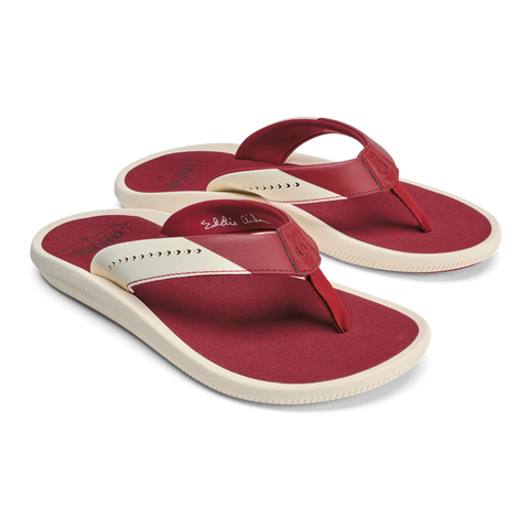 Ulele  -  Off White / Deep Red