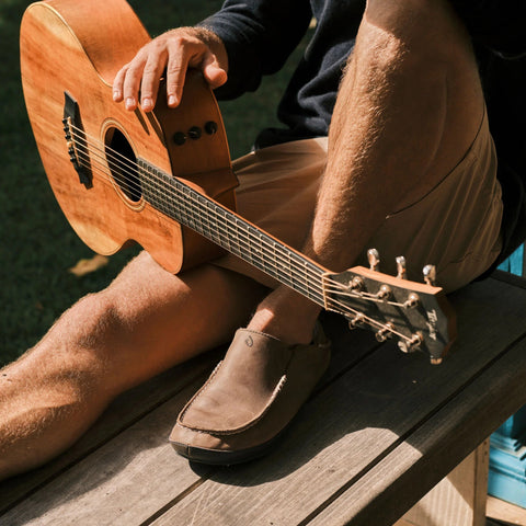 Moloā Slipper - Toffee / Dark Wood